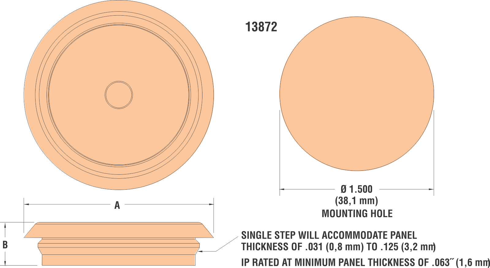 Heyco Skinned-Over Thermoplastic Rubber Grommets